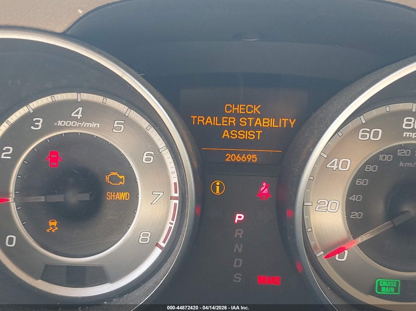 2012 Acura Mdx Technology Package VIN: 2HNYD2H36CH510767 Lot: 44872420