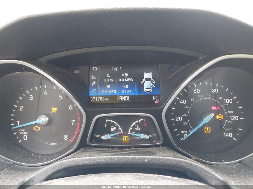 2018 Ford Focus Se VIN: 1FADP3F29JL321967 Lot: 44872483