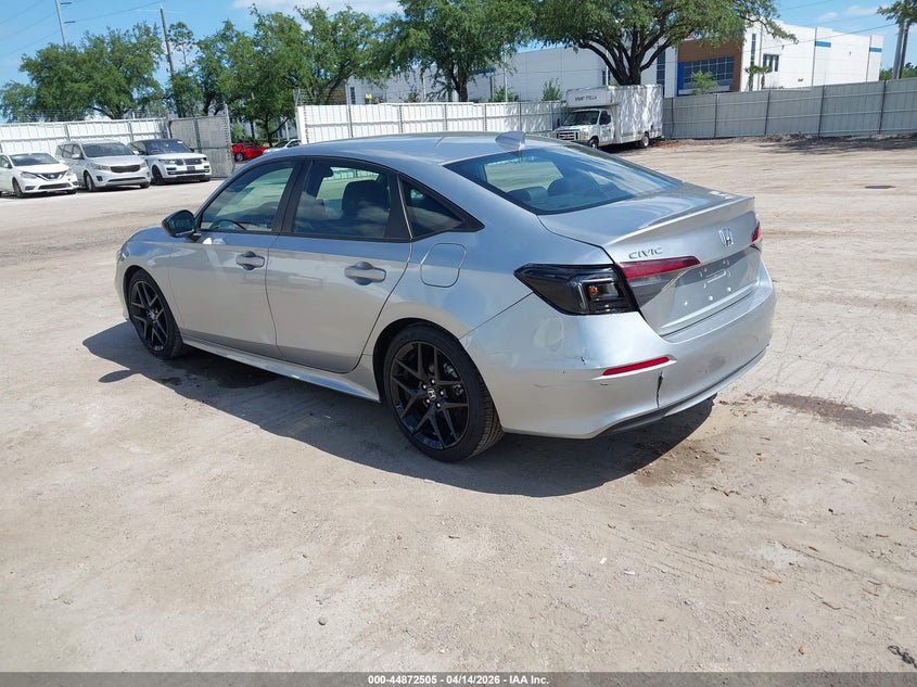 2025 Honda Civic 2.0 Sport silver Lot 111044872505 Vin 2HGFE2F55SH601575