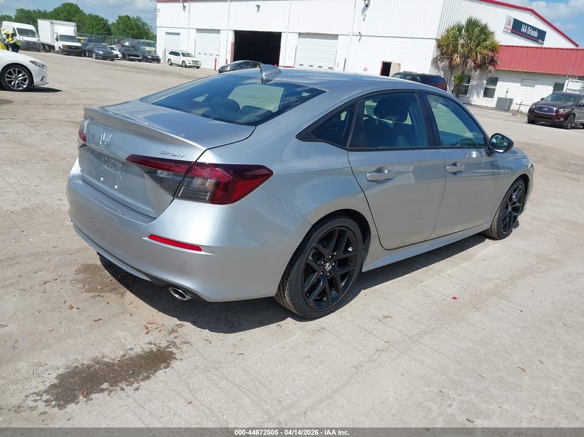 2025 Honda Civic 2.0 Sport silver Lot 111044872505 Vin 2HGFE2F55SH601575