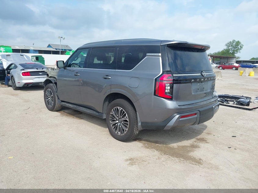 Vin: jn8ay3bd7s9300636, lot: 45369871, nissan armada sl 2wd 20253