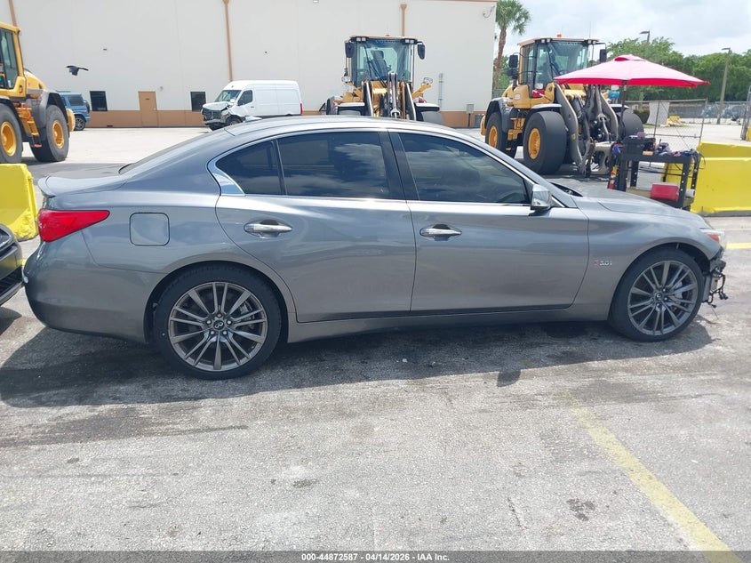 2016 Infiniti Q50 3.0T Red Sport 400 VIN: JN1FV7ARXGM451041 Lot: 44872587