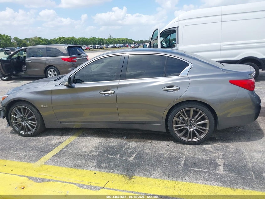 2016 Infiniti Q50 3.0T Red Sport 400 VIN: JN1FV7ARXGM451041 Lot: 44872587