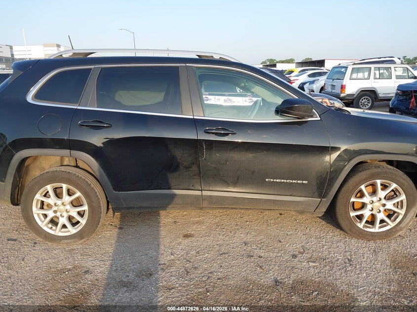2018 Jeep Cherokee 2.4 Latitude Plus Fwd black Lot 111044872626 Vin 1C4PJLLBXJD584847