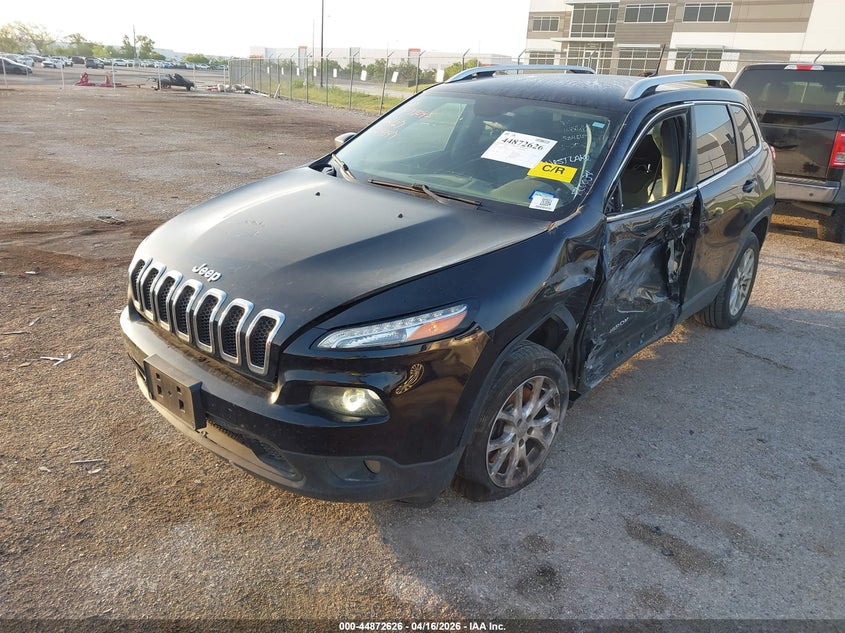 2018 Jeep Cherokee 2.4 Latitude Plus Fwd black Lot 111044872626 Vin 1C4PJLLBXJD584847