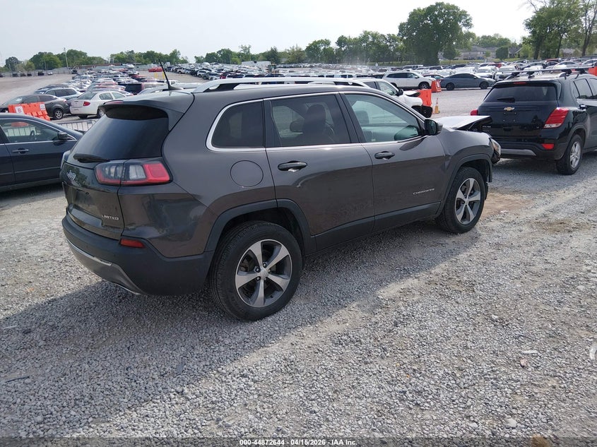 2019 Jeep Cherokee 3.2 Limited 4X4 grey Lot 111044872644 Vin 1C4PJMDX3KD166258
