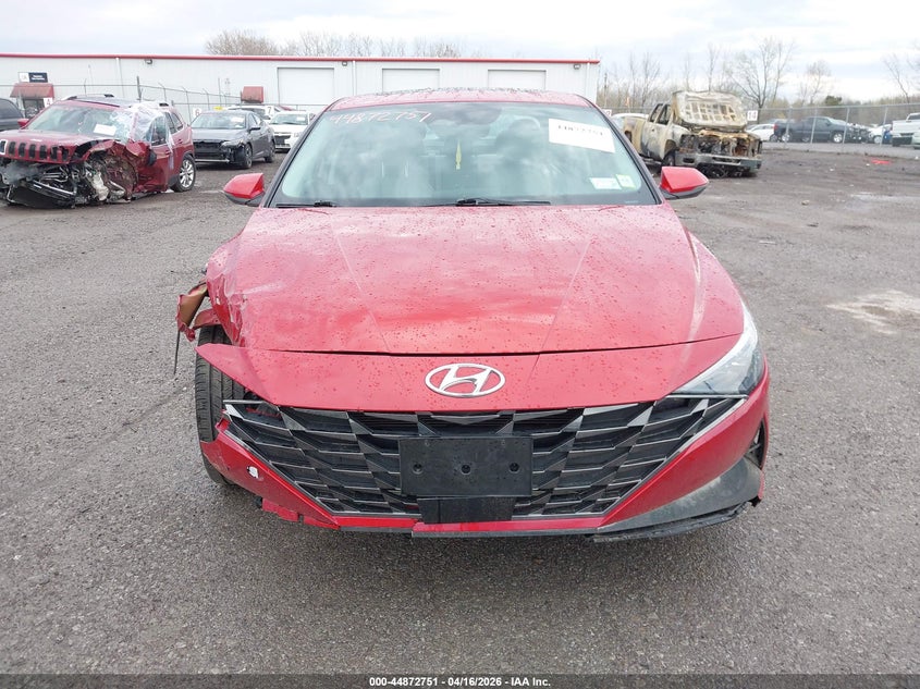 2022 Hyundai Elantra Limited VIN: KMHLP4AG2NU357493 Lot: 44872751