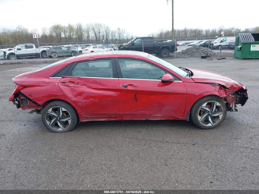2022 Hyundai Elantra Limited VIN: KMHLP4AG2NU357493 Lot: 44872751