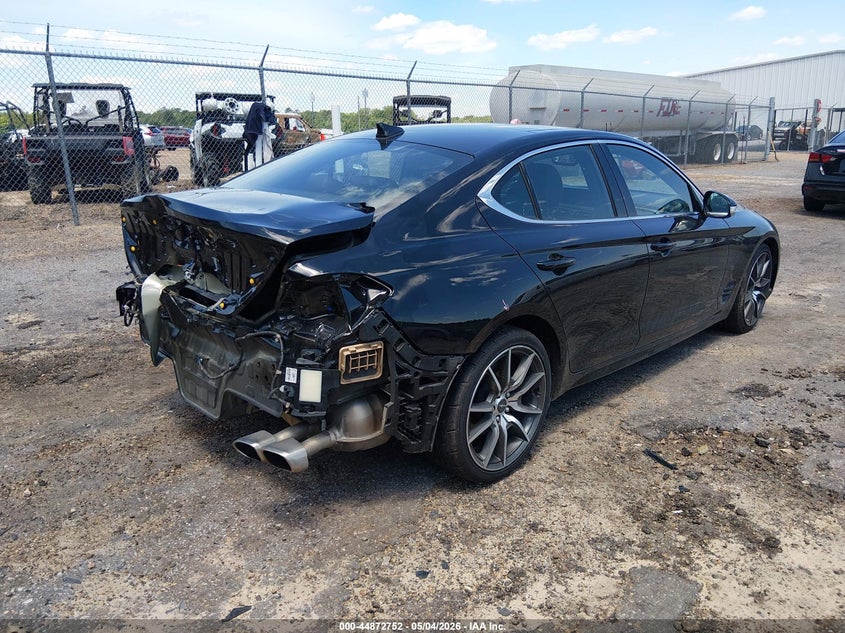 Vin: kmtg34ta6nu091214, lot: 45370083, genesis g70 2.0t rwd 20224