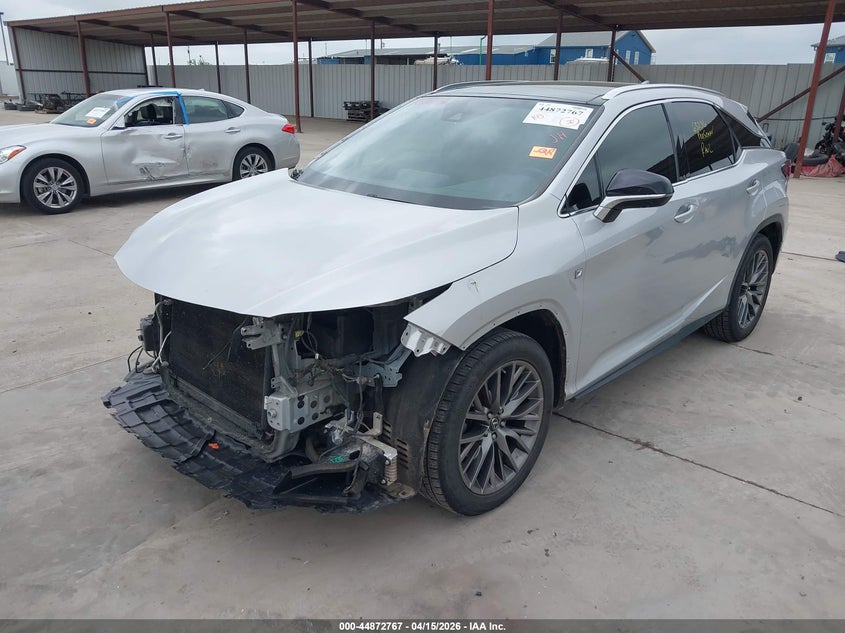 2019 Lexus Rx 3.5 Rx 350 F Sport silver Lot 111044872767 Vin 2T2BZMCA7KC174064