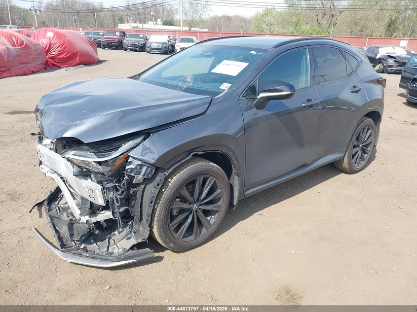 Vin: 2t2kgcezxnc007298, lot: 45370128, lexus nx 350 f sport handling 20222
