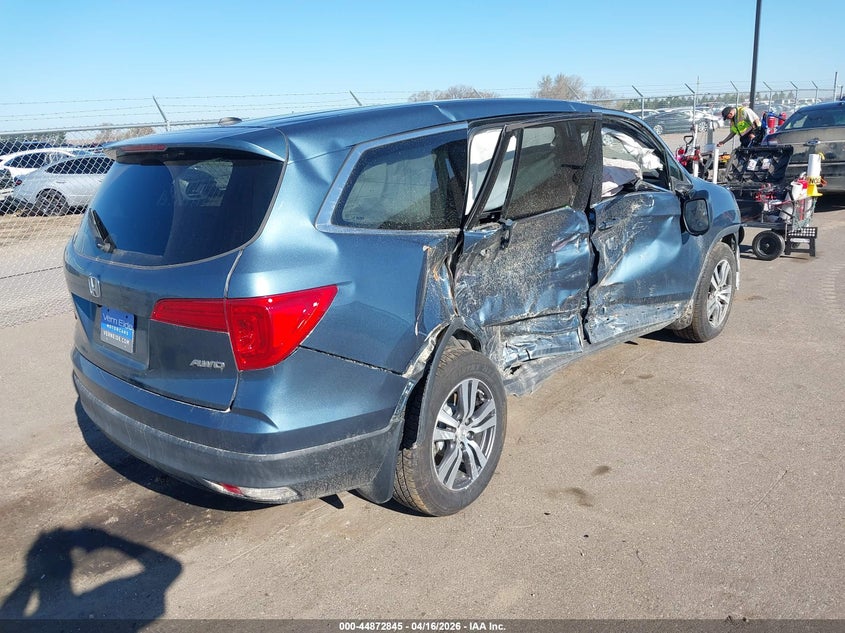 Vin: 5fnyf6h52jb047019, lot: 45370176, honda pilot ex-l 20184