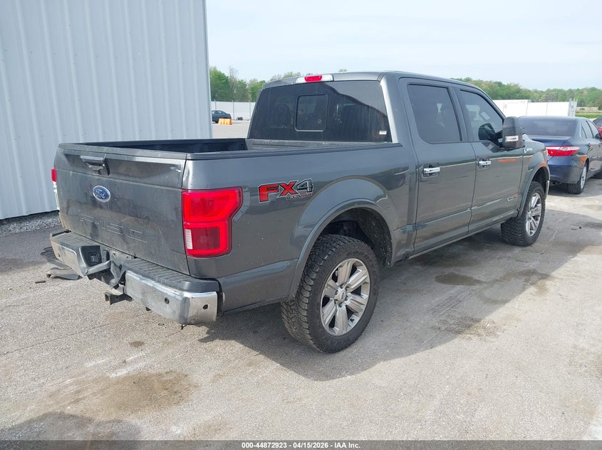 VIN 1FTFW1E10JFD50551 2018 FORD F-150 LARIAT