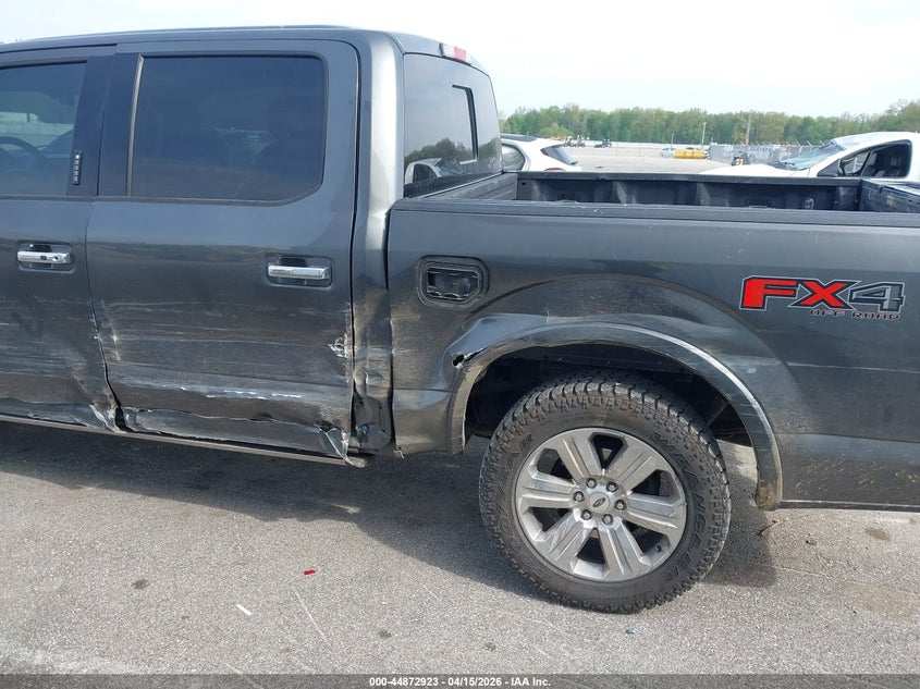 VIN 1FTFW1E10JFD50551 2018 FORD F-150 LARIAT
