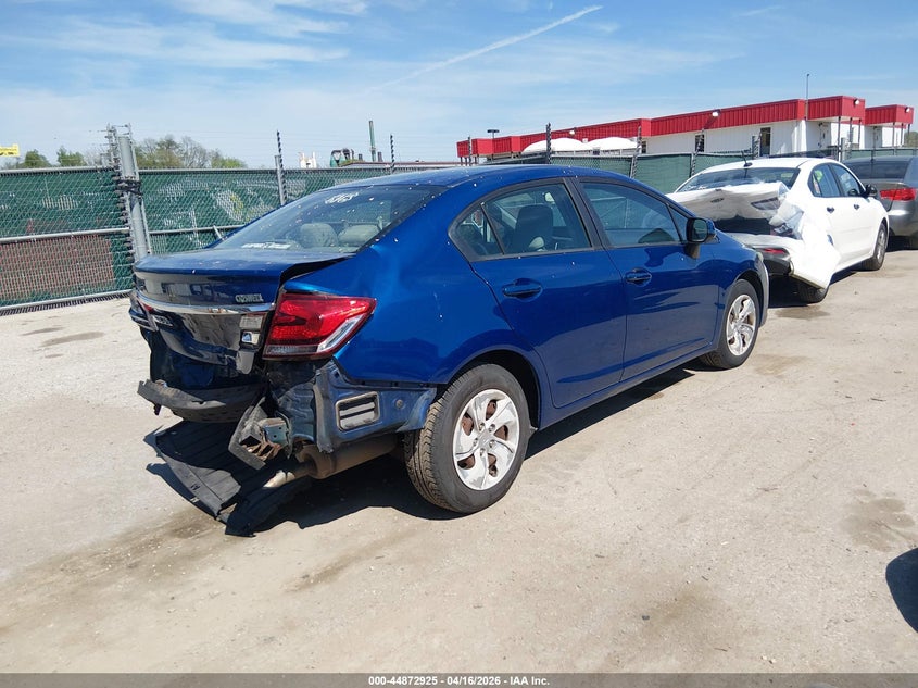 2013 HONDA CIVIC SEDAN 1.8L I-4 VVT, 140HP