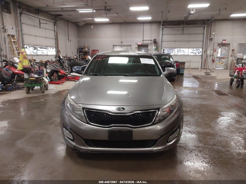 2014 Kia Optima 2.4 Lx grey Lot 111044872967 Vin 5XXGM4A78EG261209