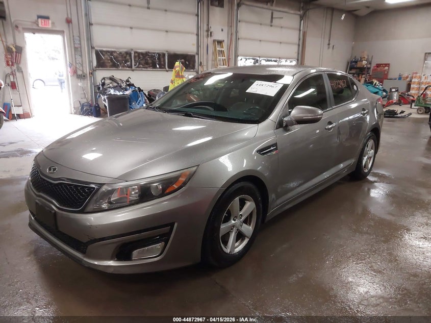 Vin: 5xxgm4a78eg261209, lot: 45370298, kia optima lx 20142