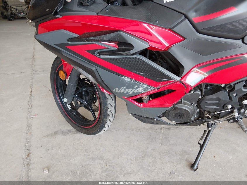 2025 Kawasaki Ex500 A/B VIN: ML5EXGJ15SDA44425 Lot: 44872985