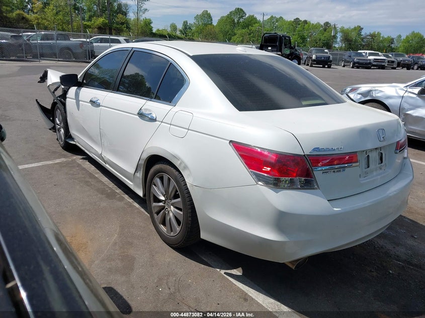 2012 Honda Accord 3.5 3.5 Ex-L white Lot 111044873082 Vin 1HGCP3F85CA019019