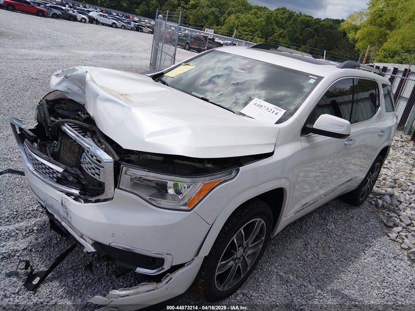 2019 Gmc Acadia 3.6 Denali white Lot 111044873214 Vin 1GKKNXLS2KZ173733