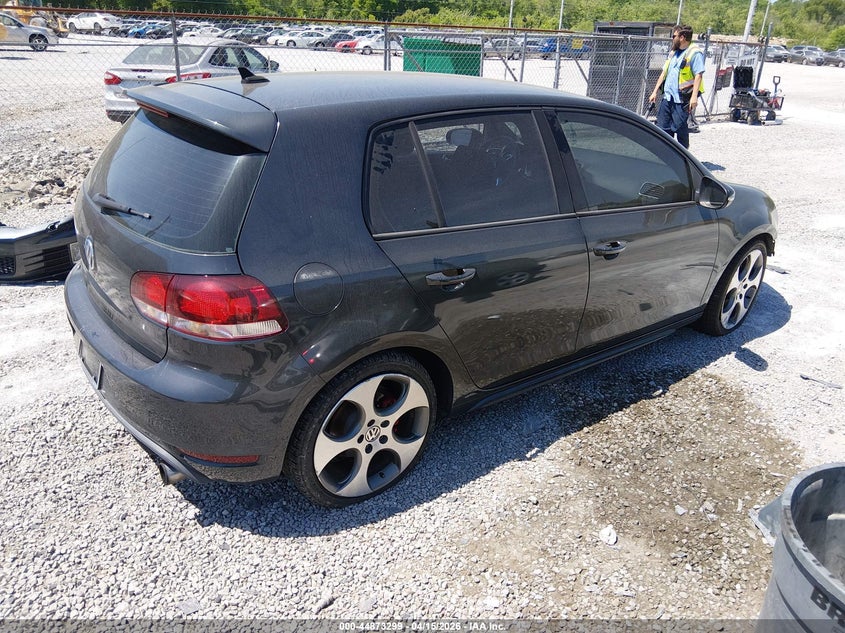 2012 Volkswagen Gti 4-Door VIN: WVWHD7AJ9CW126026 Lot: 44873299