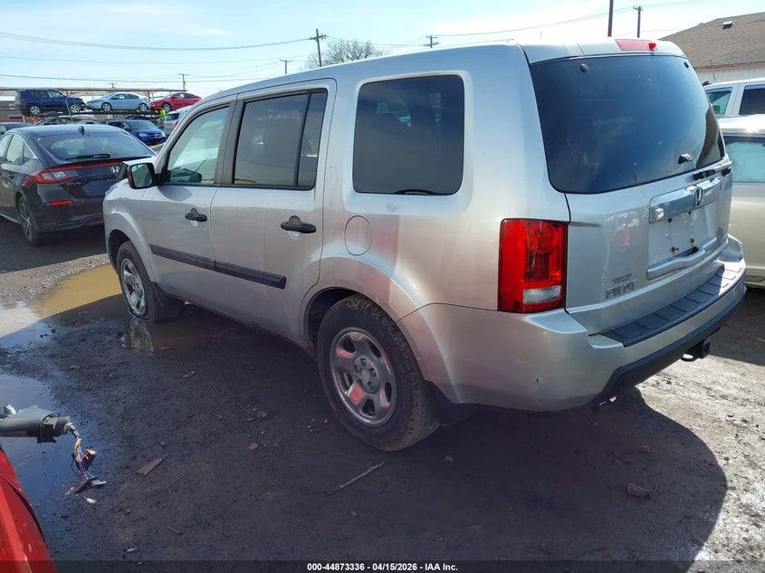 Vin: 5fnyf4h23bb021444, lot: 45370667, honda pilot lx 20113