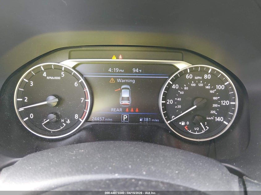 2025 Nissan Altima Sv Fwd VIN: 1N4BL4DV3SN389824 Lot: 44873340