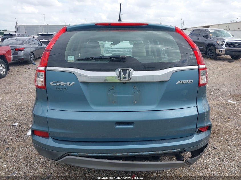 2015 Honda Cr-V Lx VIN: 5J6RM4H35FL102445 Lot: 44873377