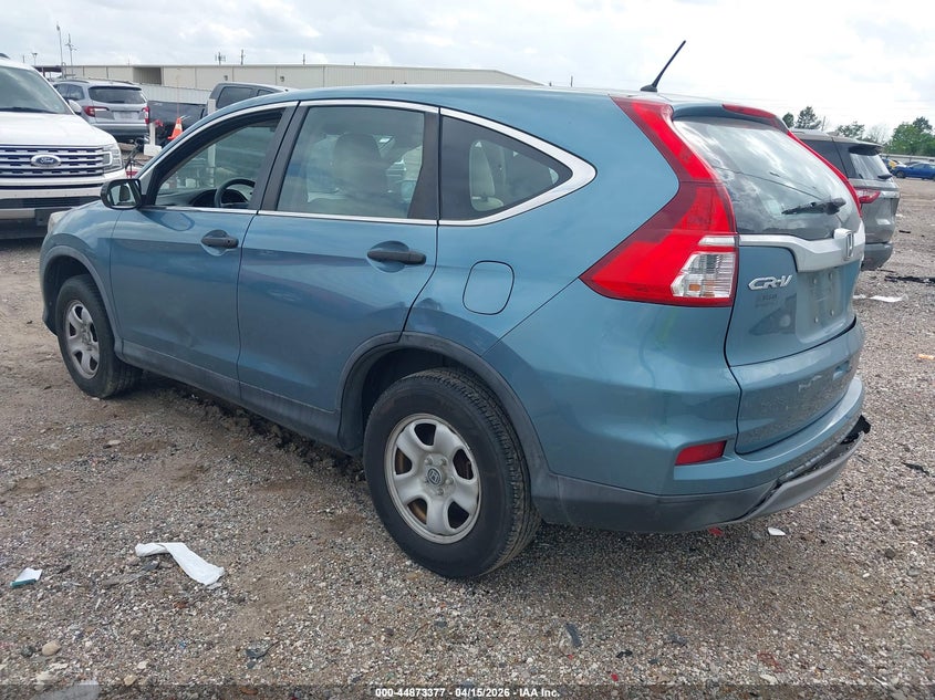2015 Honda Cr-V Lx VIN: 5J6RM4H35FL102445 Lot: 44873377