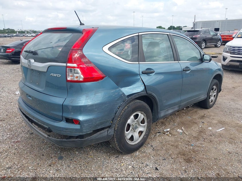 2015 Honda Cr-V Lx VIN: 5J6RM4H35FL102445 Lot: 44873377
