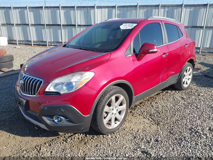 2015 Buick Encore 1.4 Premium red Lot 111044873438 Vin KL4CJDSB9FB219319