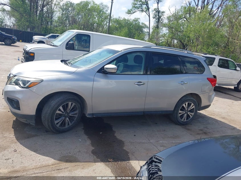 2017 Nissan Pathfinder Sv VIN: 5N1DR2MM8HC657117 Lot: 44873500