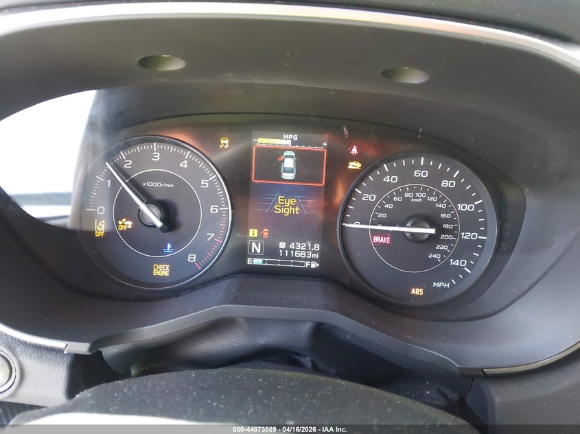 SUBARU IMPREZA 2018 VIN 4S3GKAD69J3606071