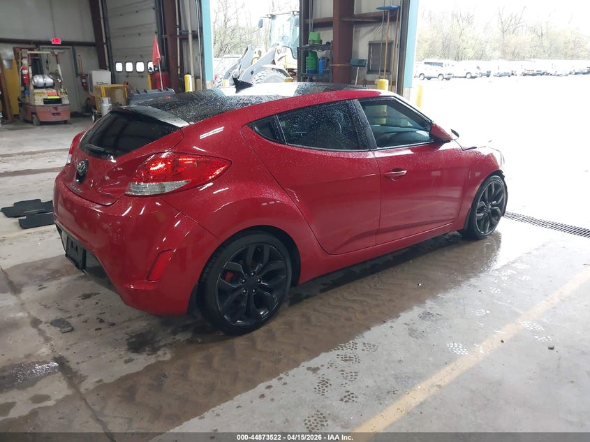 KMHTC6AD2CU045877 2012 Hyundai Veloster 1.6 Base W/Gray red
