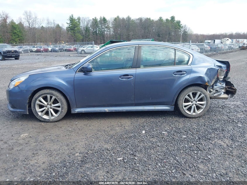 2013 Subaru LEGACY 2.5 2.5I Premium blue Lot 111044873575 Vin 4S3BMBC6XD3026408