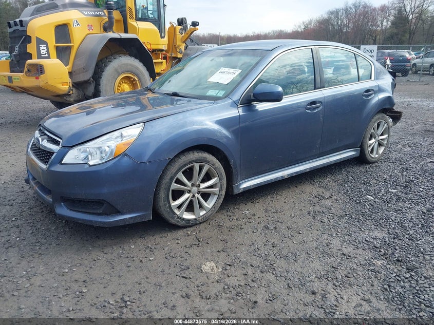 2013 Subaru LEGACY 2.5 2.5I Premium blue Lot 111044873575 Vin 4S3BMBC6XD3026408