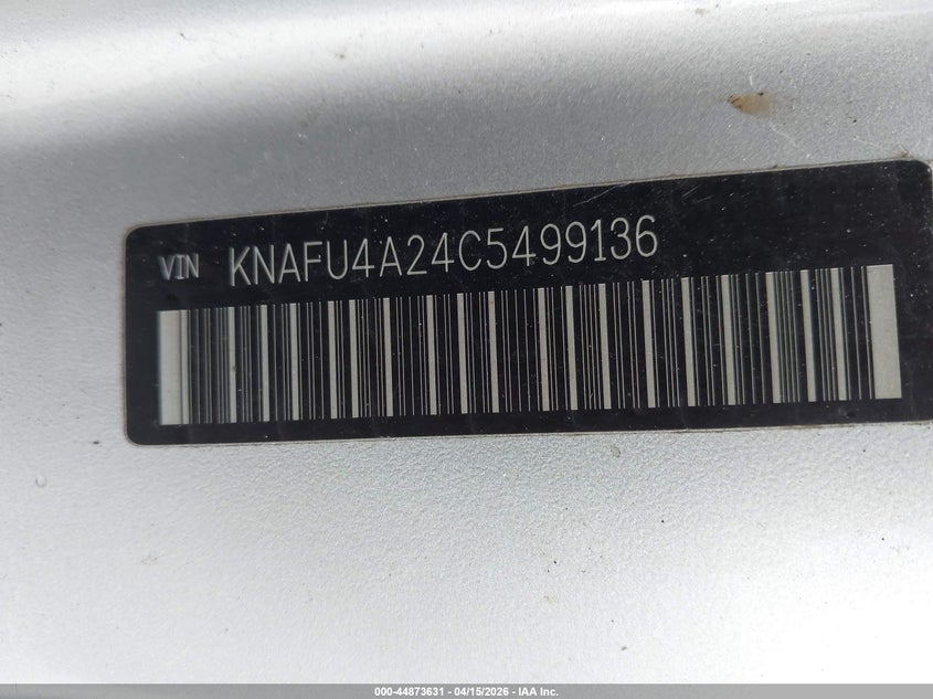 2012 Kia Forte Ex VIN: KNAFU4A24C5499136 Lot: 44873631