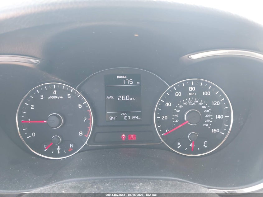 2017 Kia Forte Lx VIN: 3KPFK4A78HE048324 Lot: 44873641