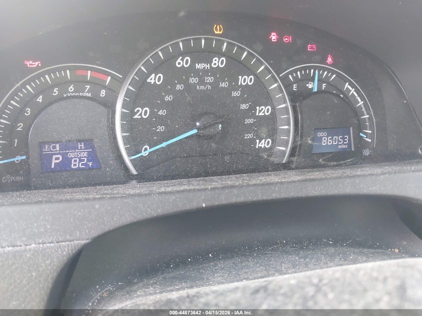 2012 Toyota Camry Le VIN: 4T4BF1FK9CR186321 Lot: 44873642