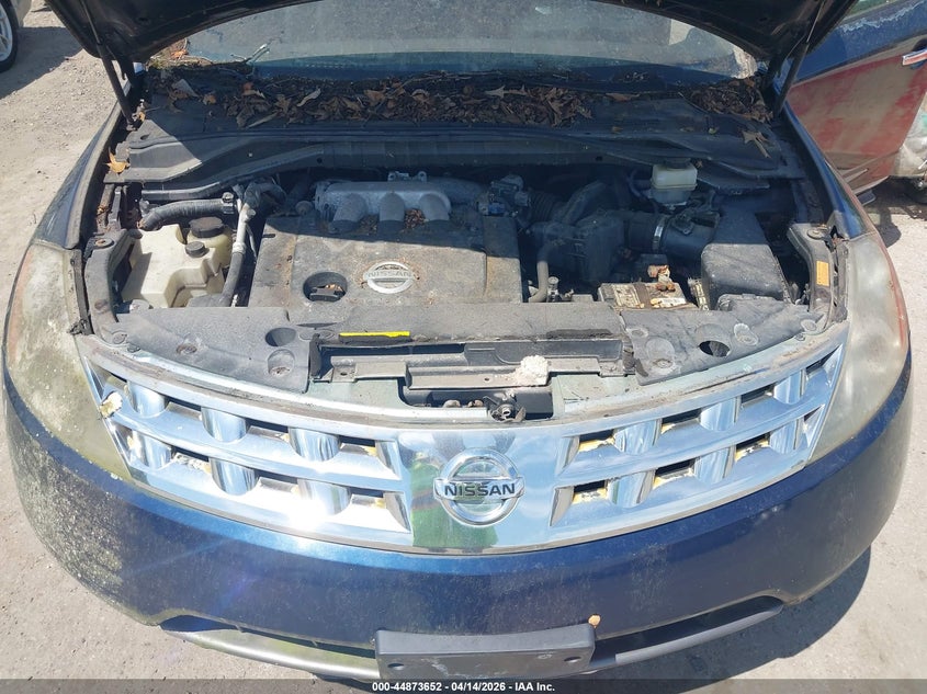 2004 Nissan Murano Sl VIN: JN8AZ08T04W215507 Lot: 44873652