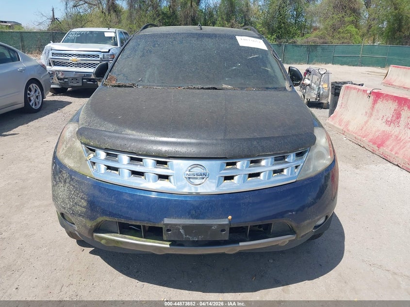 2004 Nissan Murano Sl VIN: JN8AZ08T04W215507 Lot: 44873652