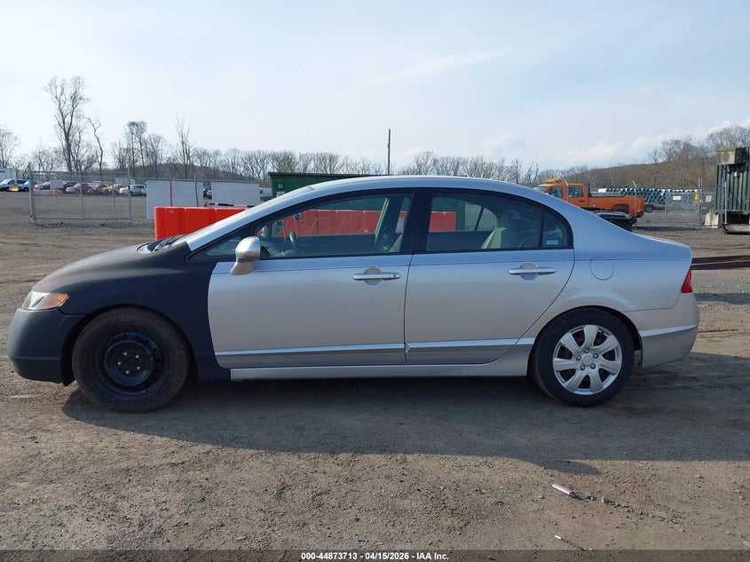 2008 Honda Civic Lx VIN: 2HGFA165X8H337896 Lot: 44873713