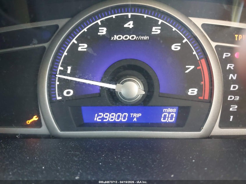 2008 Honda Civic Lx VIN: 2HGFA165X8H337896 Lot: 44873713