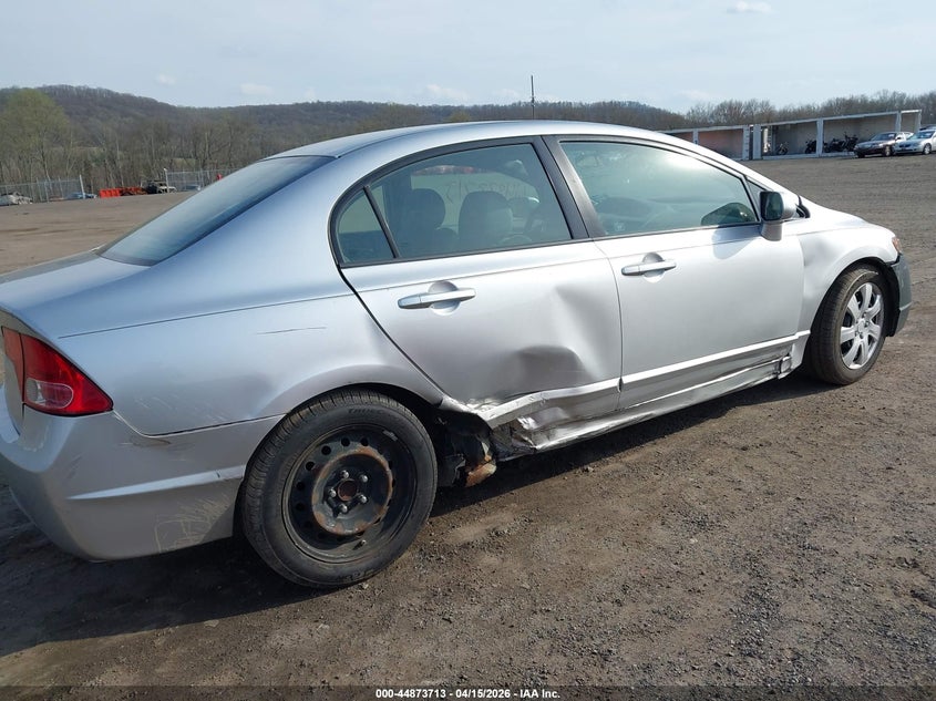 2008 Honda Civic Lx VIN: 2HGFA165X8H337896 Lot: 44873713