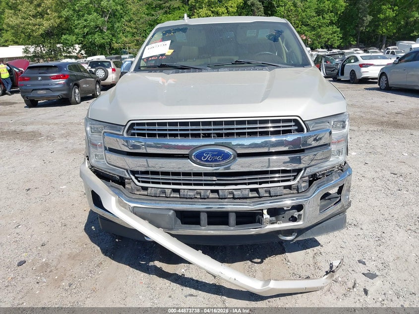 2018 Ford F-150 3.5 Lariat beige Lot 111044873738 Vin 1FTEW1EG0JFA87977