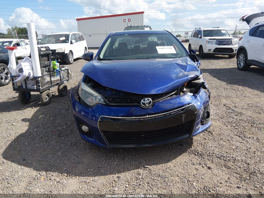 2014 Toyota Corolla S Plus VIN: 5YFBURHEXEP049527 Lot: 44873748