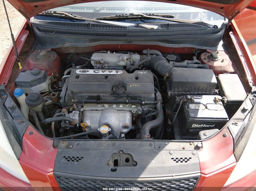 2008 Kia Rio Lx VIN: KNADE123686381617 Lot: 44873756