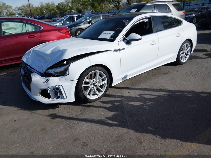 Vin: waufacf59ra016309, lot: 45371117, audi a5 sportback premium plus 45 tfsi quattro s tronic 20242