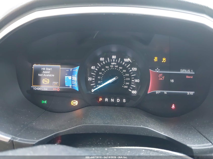 2017 Ford Edge Titanium VIN: 2FMPK4K99HBB66471 Lot: 44873818