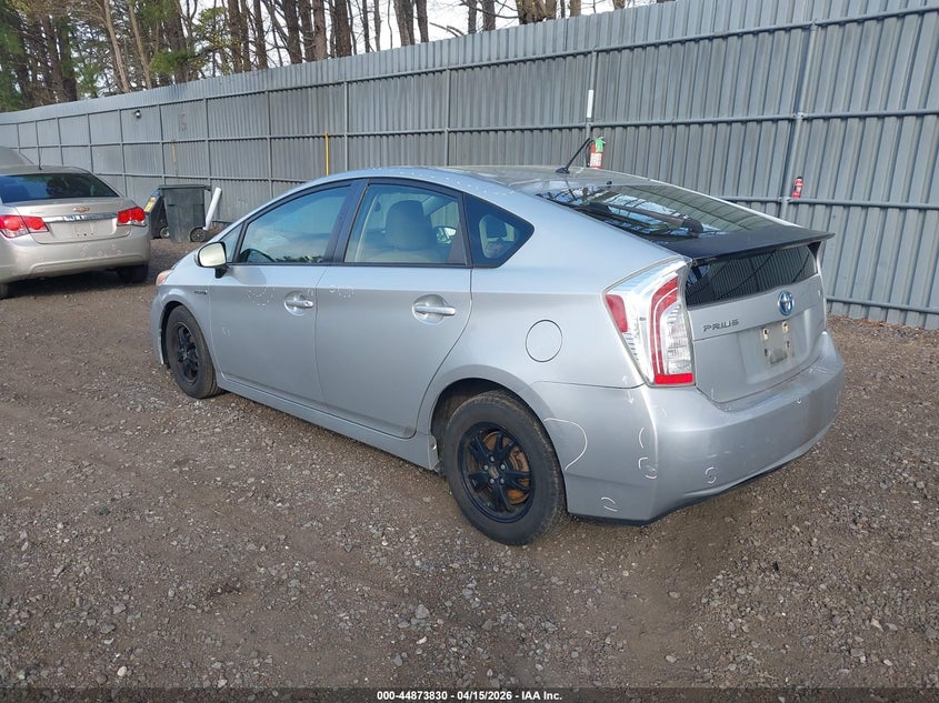 2012 Toyota Prius 1.8 Two grey Lot 111044873830 Vin JTDKN3DU6C5483722